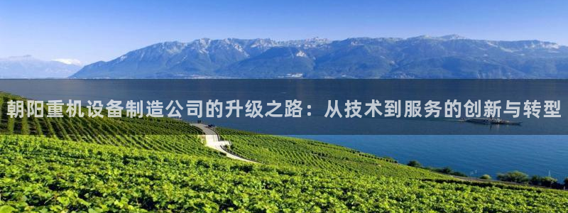 顺盈时代广场娱乐项目：朝阳重机设备制造公司的升级之路：从技术