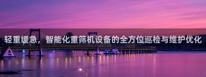乐摇摇娱乐团购顺盈：轻重缓急，智能化重筛机设备的全方位巡检与
