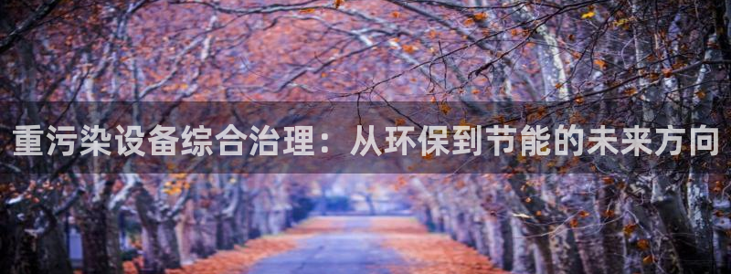 清远顺盈广场娱乐：重污染设备综合治理：从环保到节能的未来方向
